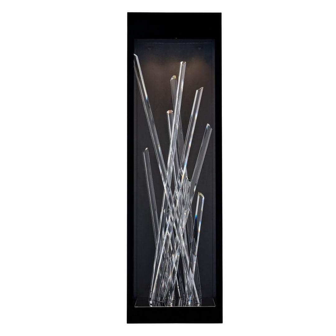 Antique Hardware Arpione Esterno 36 in Black Fluorocarbon Outdoor Wall Sconce Exterior