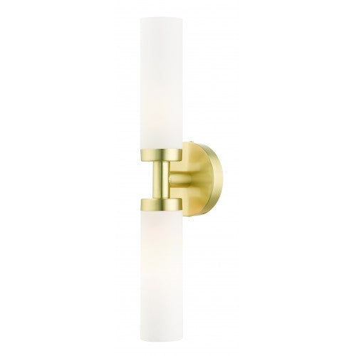##Antique Hardware## 2 Light Satin Brass ADA Vanity Sconce