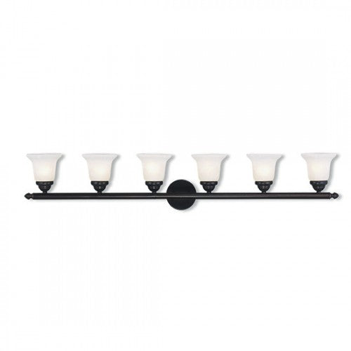 ##Antique Hardware## 6 Light Bronze Bath Light
