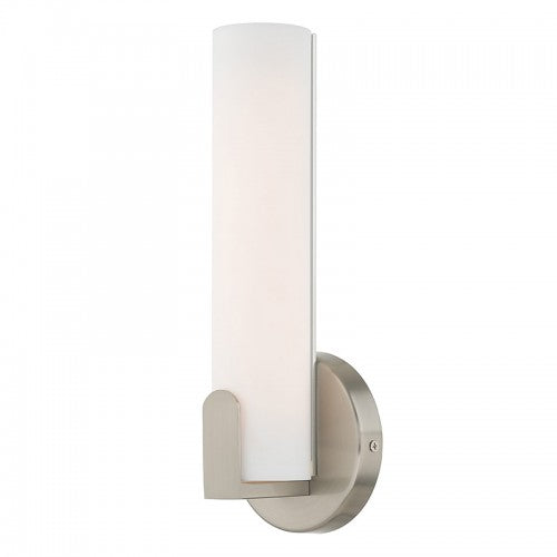 ##Antique Hardware## 8W LED Brushed Nickel ADA Wall Sconce
