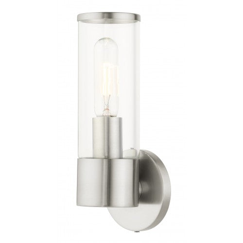 ##Antique Hardware## 1 Light Brushed Nickel ADA Single Sconce