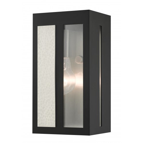 ##Antique Hardware## 1 Light Black Outdoor ADA Wall Lantern