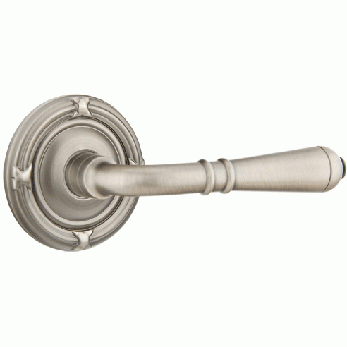 ##Antique Hardware## Emtek Solid Brass Turino Lever With Ribbon & Reed Rosette (Many Finishes Available)