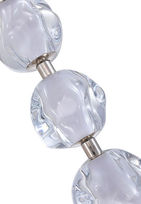 ##Antique Hardware## Jackie 4 Light LED Pendant in Polished Nickel