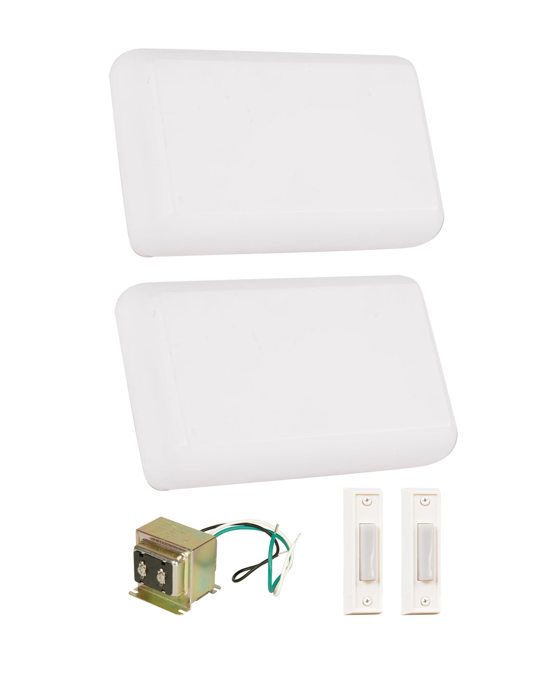 ##Antique Hardware## Builder 2 Chime Kit in White