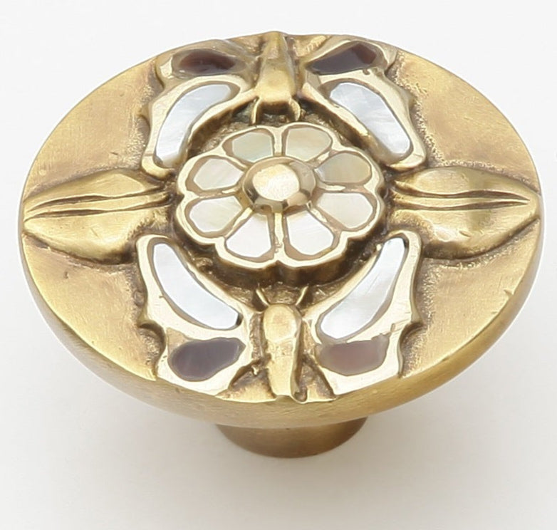 1 1/2 Inch Designer Symphony Heirloom Treasures Round Cabinet & Furniture Knob
