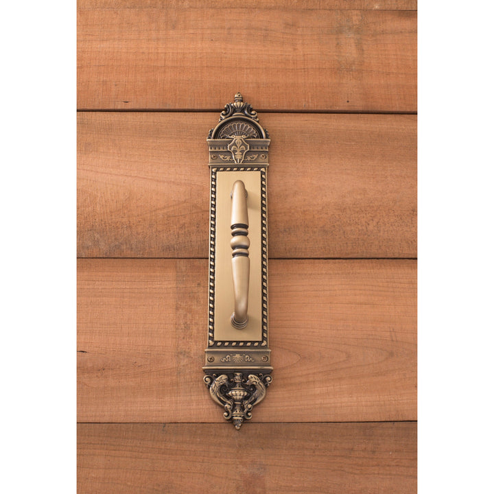 ##Antique Hardware## Solid Brass L'Enfant 16 1/2 Inch Pull Plate (Several Finishes Available)
