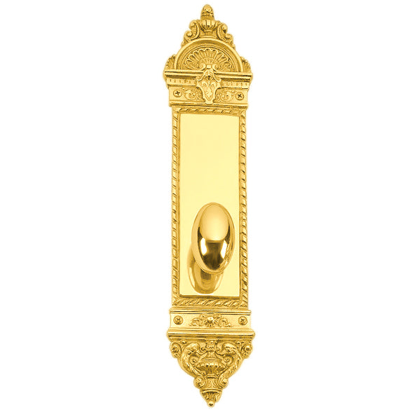 Solid Brass L'Enfant Style Oval Door Knob Set
