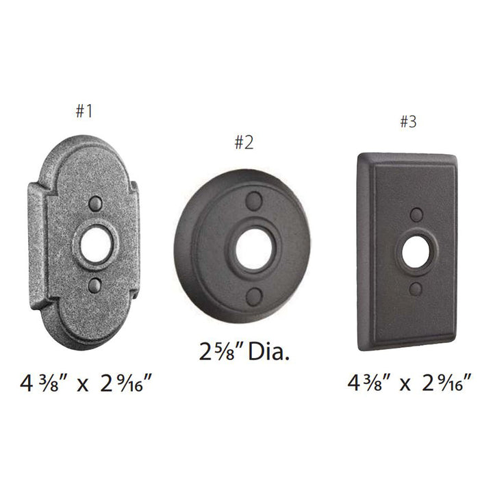 ##Antique Hardware## Wrought Steel Paper Holder Bar Style (Several Finishes Available)