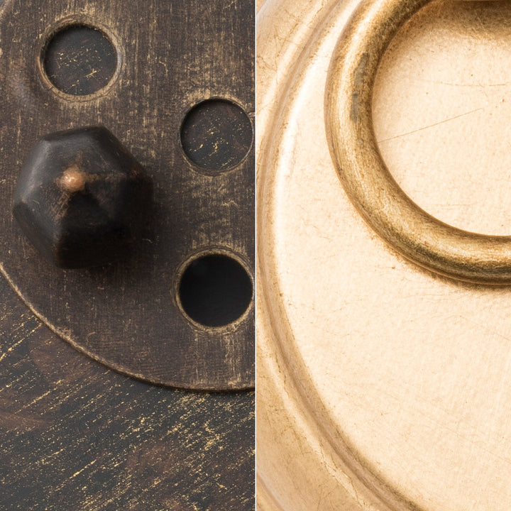 ##Antique Hardware## Zucca 1 Light English Bronze + Antique Gold Mini Pendant