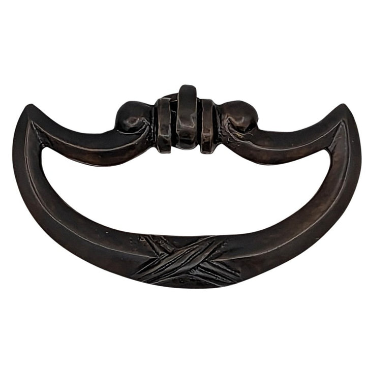Antique Hardware 2 1/2 Inch by 1 1/4 Inch Crescent Cross Drop Pull DROP PULL