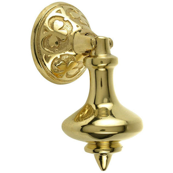 ##Antique Hardware## 3 Inch Solid Brass Clover Drop Pull (Several Finishes Available)