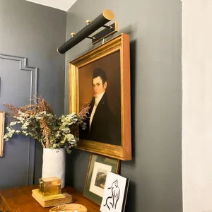 ##Antique Hardware## Holly Plug-In Picture Light