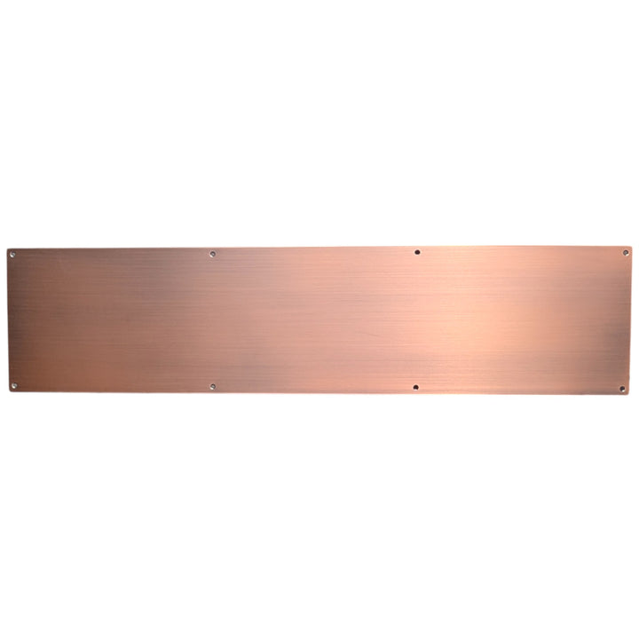 ##Antique Hardware## 8 Inch x 34 Inch Stainless Steel Kick Plate (Antique Copper Finish)