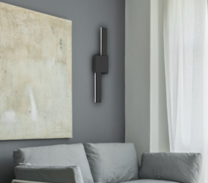 ##Antique Hardware## JACA LED TWIN BACKLIT WALL SCONCE