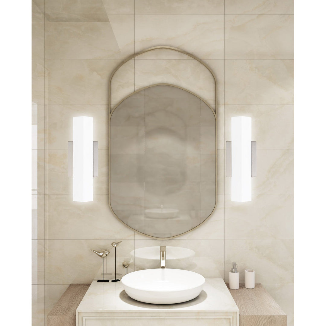 ##Antique Hardware## INTEGRATED LED 13W, 940 LUMEN, 80 CRI DIMMABLE VANITY LIGHT WITH ACRYLIC DIFFUSER