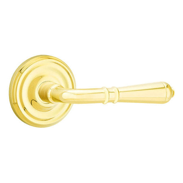 ##Antique Hardware## Emtek Solid Brass Turino Lever With Regular Rosette (Many Finishes Available)