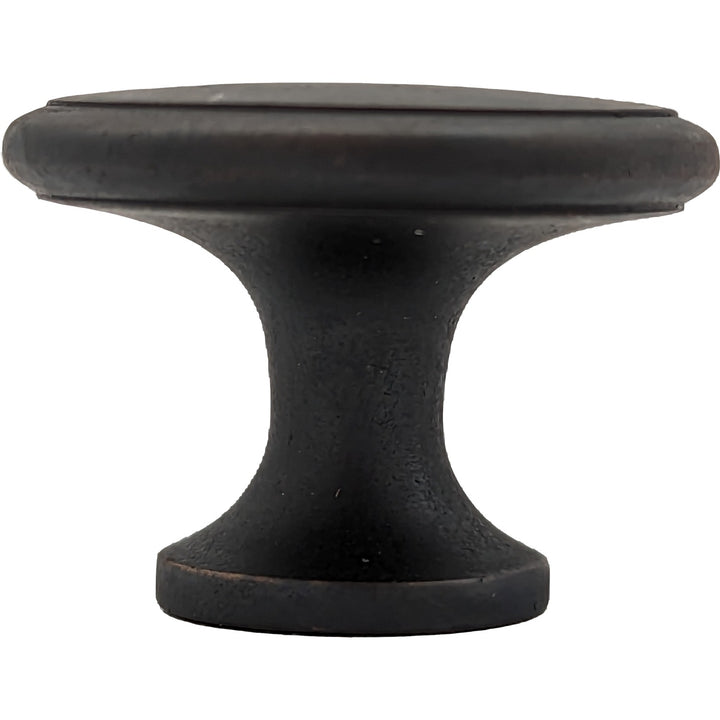 ##Antique Hardware## 1 1/2  Inch Brass Flat Top Cabinet & Furniture Knob (Several Finishes Available)