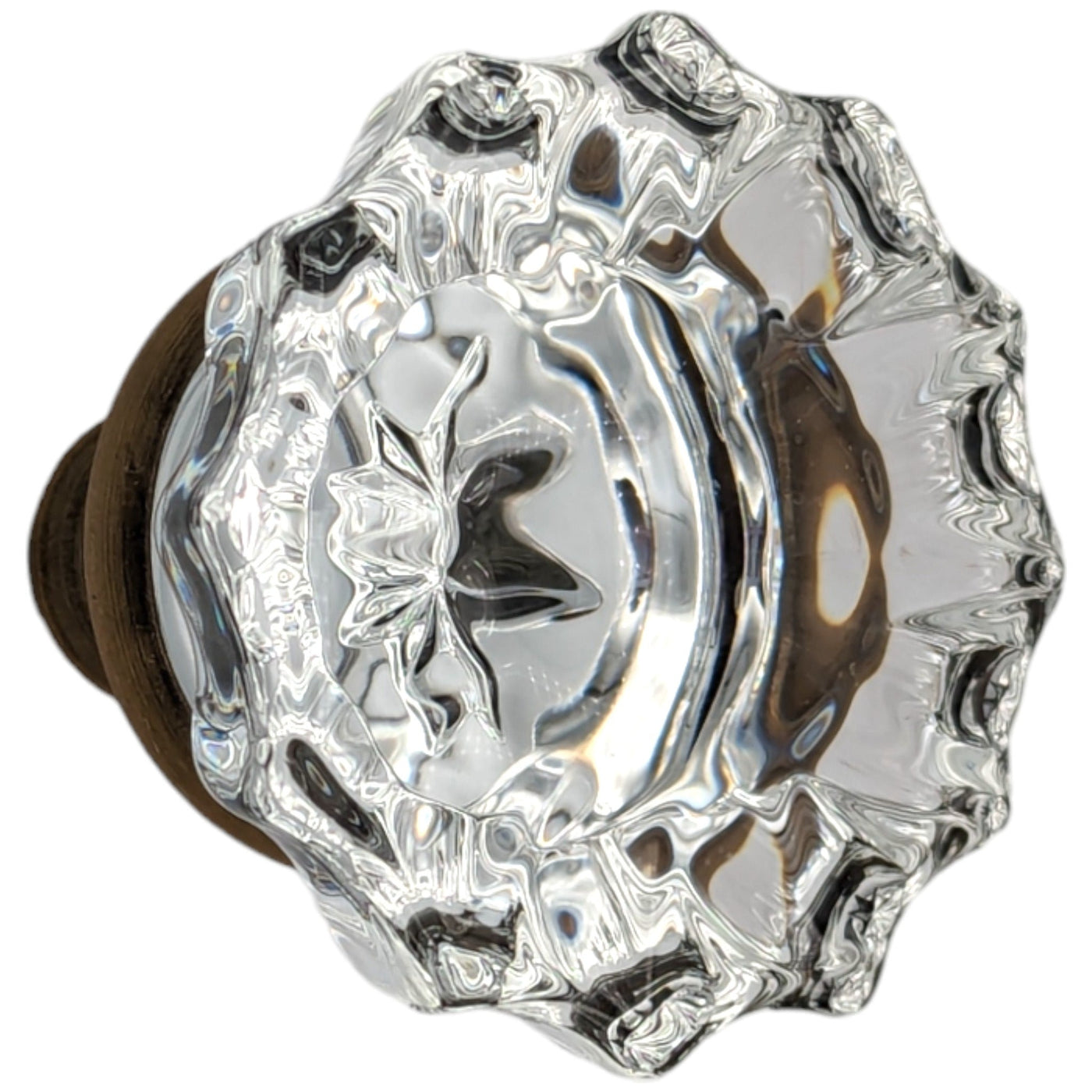 Fluted Crystal Spare Knob Set (Several Finishes Available)