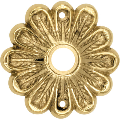 Maltesia Flower Style Solid Brass Rosette (Several Finishes Available)