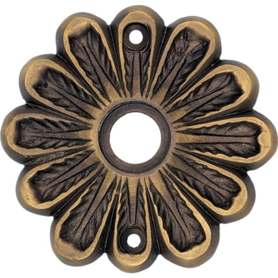 Maltesia Flower Style Solid Brass Rosette (Several Finishes Available)