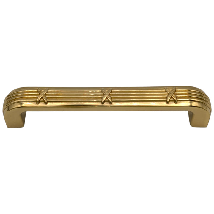 5 inch Overall (4.5 inch C-C) Ribbon & Reed Trellis Cabinet Pull (Several Finishes Available) (Copy) (Copy)