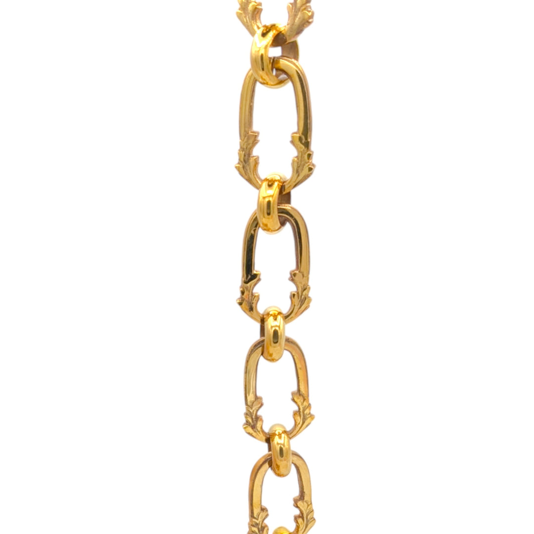 Solid Brass Classic Link Chain (Unlacquered Brass Finish)