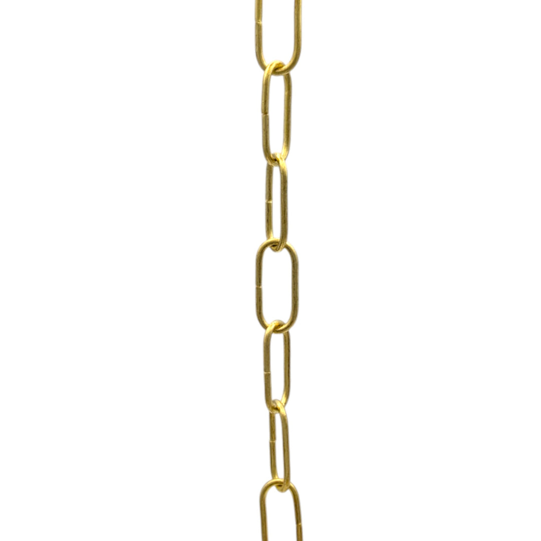 Solid Brass Simple Link Chain (Several Finishes Available)