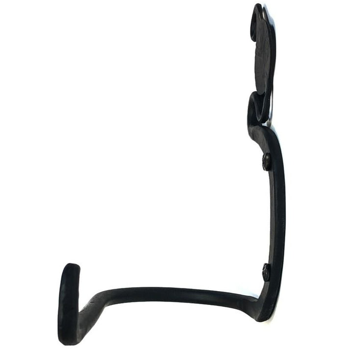 Hand Forged Leaf Bath Tissue Holder (Iron Finish)