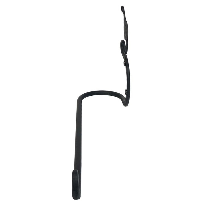 Hand Forged Leaf Hand Towel Holder (Iron Finish)