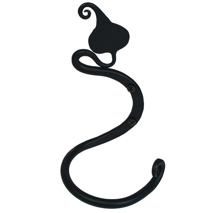 Hand Forged Leaf Towel Ring (Iron Finish)