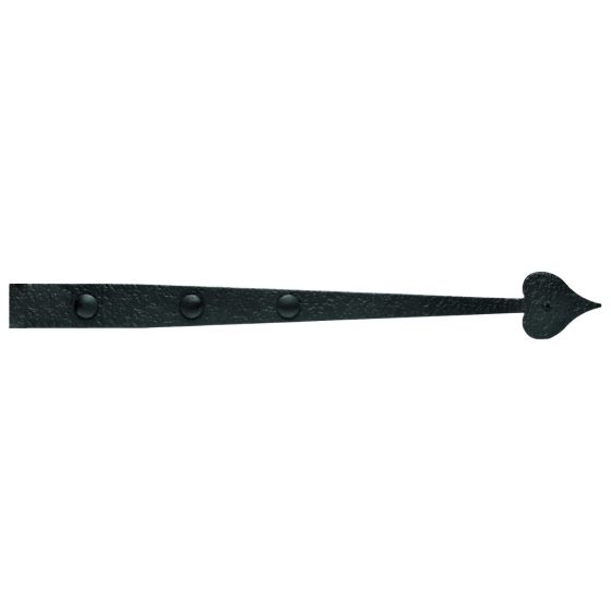 19 7/8 Inch Rough Iron Heart Dummy Strap