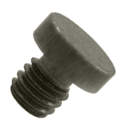 ##Antique Hardware## 1/8 Inch Solid Brass Button Tip Cabinet Finial