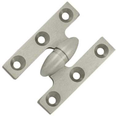 Antique Hardware 2 Inch x 1 1/2 Inch Solid Brass Olive Knuckle Hinge HINGE