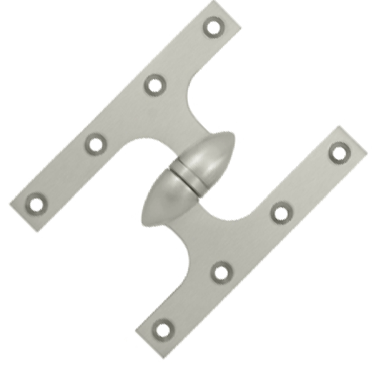 Antique Hardware 6 Inch x 4 1/2 Inch Solid Brass Olive Knuckle Hinge HINGE