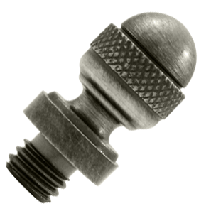 Antique Hardware 7/8 Inch Solid Brass Acorn Tip Door Finial HINGE