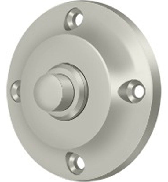 ##Antique Hardware## Bell Buttons, Solid Brass Bell Button, Round Contemporary
