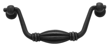 10 1/2 Inch (10 Inch c-c) Tuscany Bronze Fluted Bail Pull