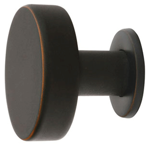 ##Antique Hardware## Emtek 1 1/4 Inch Round Solid Brass Cadet Cabinet & Furniture Knob