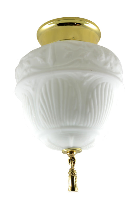 Glass Colonial Revival Style Light Fixture