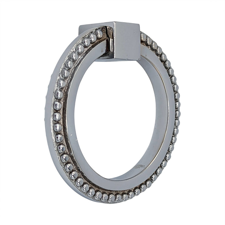 ##Antique Hardware## 3 Inch Beaded Signature Ring Pull (Several Finishes Available)