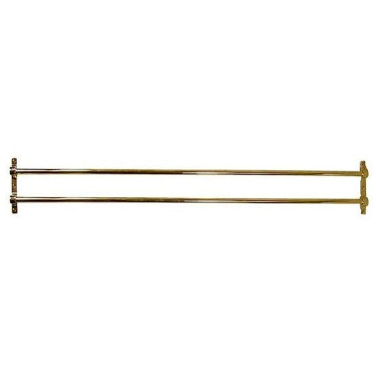 36 Inch Solid Brass Double Push Bar