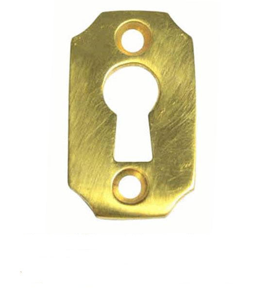 Brass Keyholes, Ornate - on sale 1/2 inch or 12mm or larger to wear, white and yellow brass