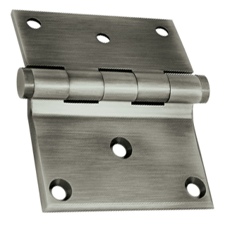 Antique Hardware 3 x 3 1/2 Inch Solid Brass Half Surface Hinge HINGE