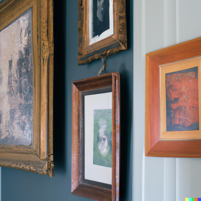 Decorating with Vintage Art and Photography