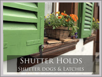 SHUTTER DOGS, LATCHES & HOLDS