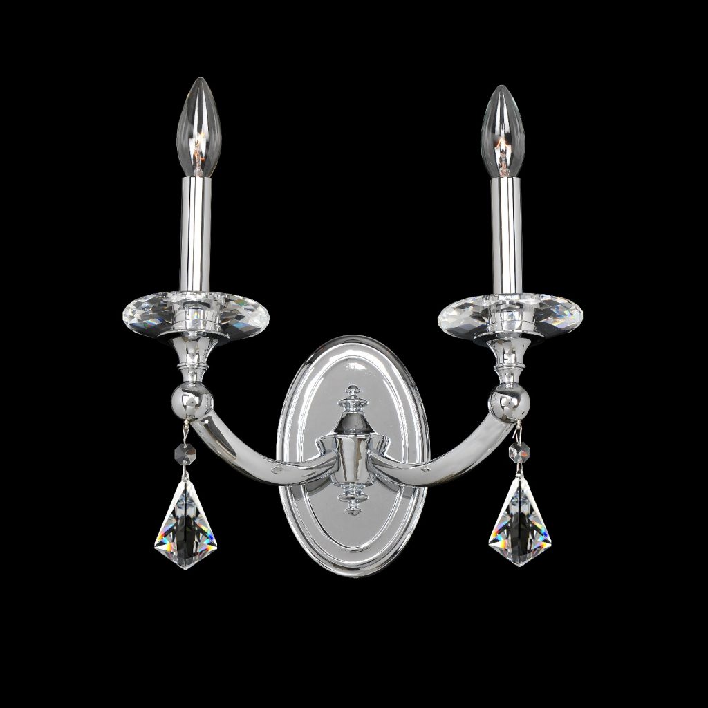 ##Antique Hardware## Floridia 2 Light Wall Bracket