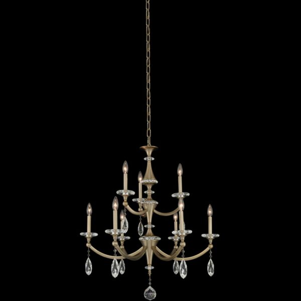 Antique Hardware Floridia (6+3) Light 2 Tier Chandelier Chandelier