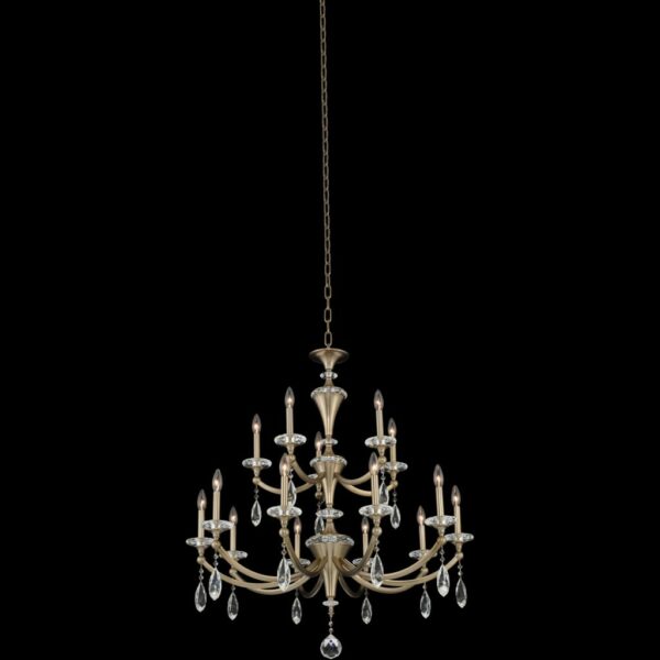 ##Antique Hardware## Floridia (10+5) Light 2 Tier Chandelier