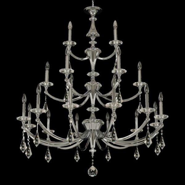 ##Antique Hardware## Floridia (12+6+3) Light 3 Tier Chandilier